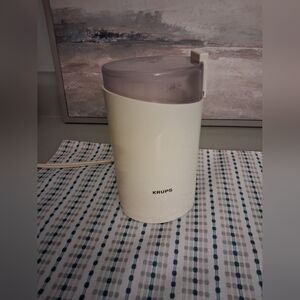Krups White Coffee Spice Mill Grinder